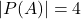 |P(A)|=4