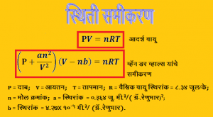 Read more about the article स्थिति समीकरण (State equation)