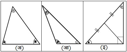 त्रिकोणाचे प्रकार (Types of Triangle)