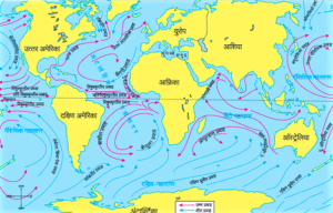 हिंदी महासागरातील प्रवाह (Currents in Indian Ocean)