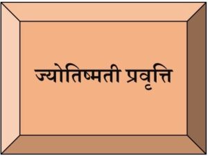 Read more about the article ज्योतिष्मती प्रवृत्ति (Jyotishmati Pravritti)